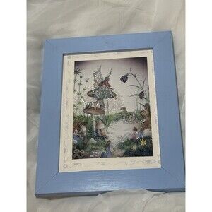 Jean and Ron Henry Fairy Card "Fairy Story" Framed With Glitter